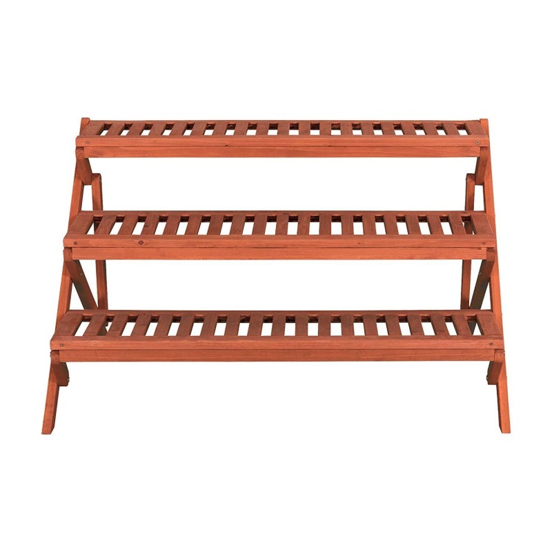 Leisure Season 3-Tier Wooden Step Plant Stand (PS6133)