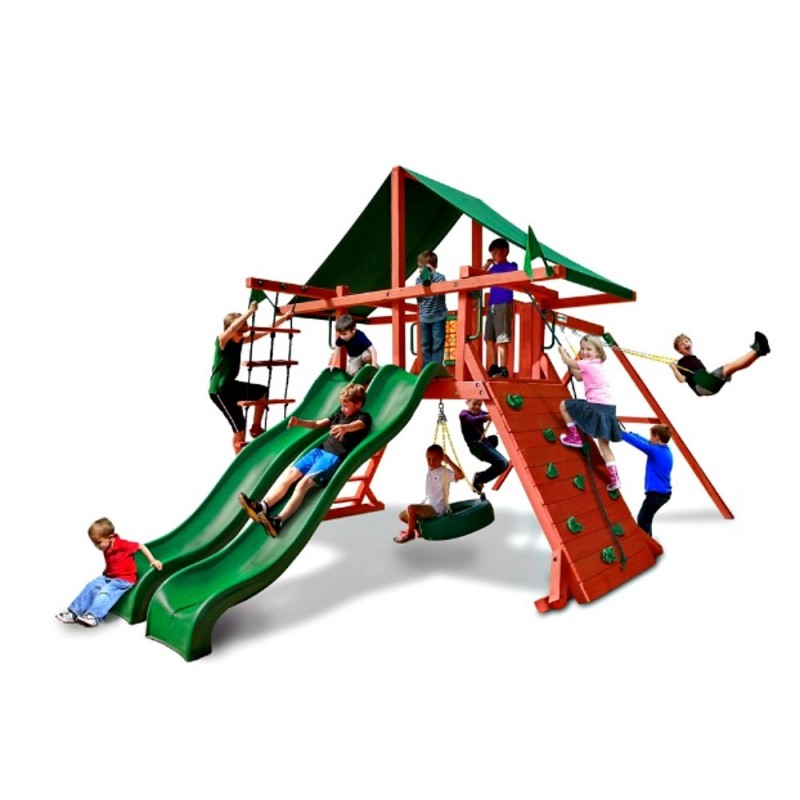 Gorilla Sun Valley Extreme Cedar Wood Swing Set Kit - Redwood (01-0041-1)