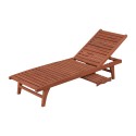 Leisure Season Chaise Lounge With Pull-Out Tray (CL7111) Leisure Season Chaise Lounge With Pull-Out Tray (CL7111)