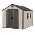 Lifetime 8x10 Outdoor Storage Shed Kit w/ Ridge Skylight (60056)