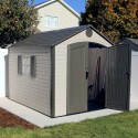 Lifetime 8x10 Outdoor Storage Shed Kit w/ Ridge Skylight (60056)