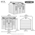 Lifetime 10' x 8' Garden Storage Shed (60095)