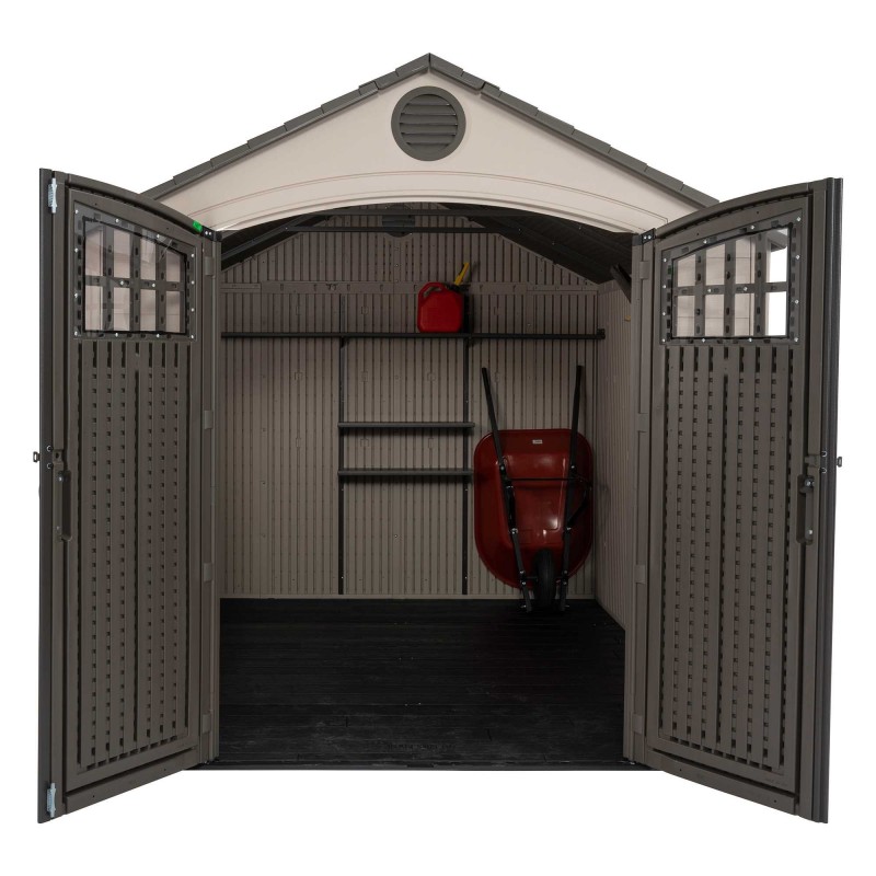 Lifetime 8x10 Outdoor Storage Shed Kit w/ Horizontal Siding - Desert Sand (60238)