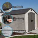 Lifetime 8x12.5 Plastic Storage Shed Kit w/ Floor (6402)