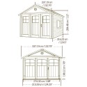 Lifetime 11x11 Plastic Storage Shed w/ 9ft Wide Doors (60187)