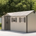 Lifetime 17.5x8 Plastic Storage Shed Kit w/ Floor (60214)