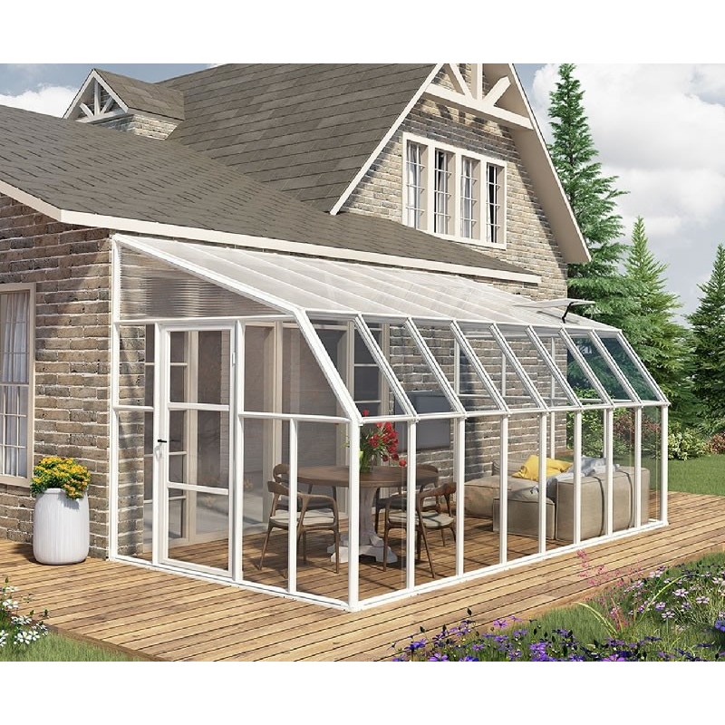 Rion 8x16 Sun Room 2 Greenhouse Kit - White (HG7616)