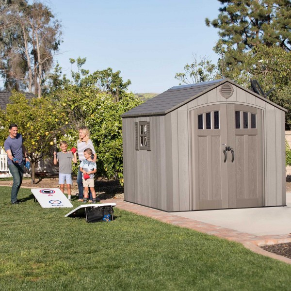 Lifetime 8x10 Outdoor Shed Kit w/ Vertical Siding - Roof 