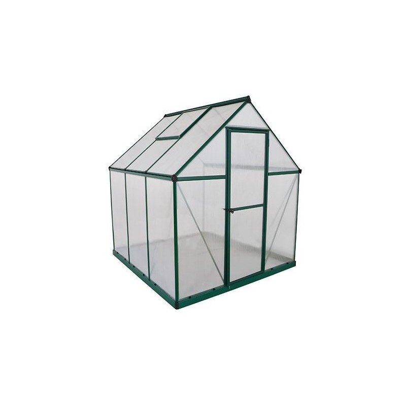 Palram 6x6 Myth Palram 6x6 Mythos Greenhouse Kit - Green (HG5006G-1B) os Hobby Greenhouse Kit - Green (HG5006G)