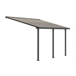 Palram 10x14 Olympia Patio Cover Kit - Gray/Bronze (HG8814)