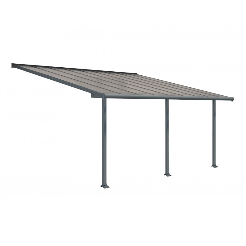 Palram 10x18 Olympia Patio Cover Kit - Gray/Bronze (HG8818)
