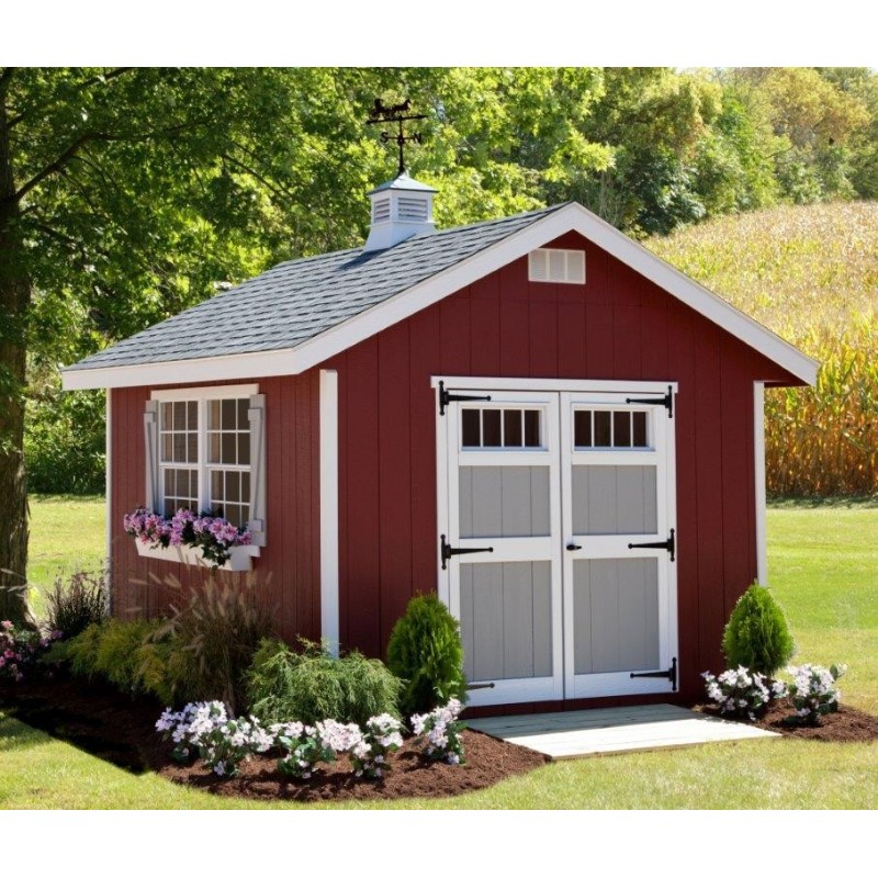 EZ-Fit Homestead 10x12 Wood Shed Kit (ez_homestead1012)