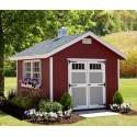 EZ-Fit Homestead 10x12 Wood Shed Kit (ez_homestead1012)