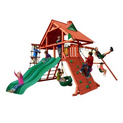 Gorilla Sun Palace Extreme Cedar Swing Set Kit - Redwood (01-0043)