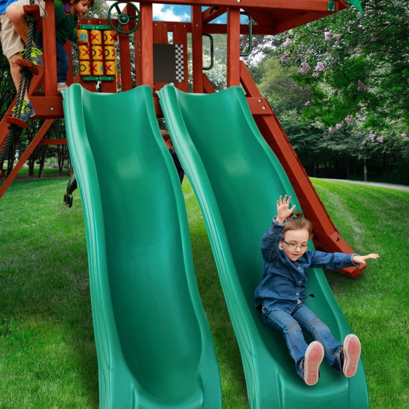 Gorilla Sun Palace Extreme Cedar Swing Set Kit - Redwood (01-0043)