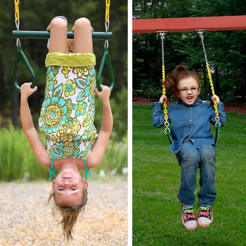 Gorilla Sun Palace Deluxe Cedar Swing Set Kit - Redwood (01-0044)