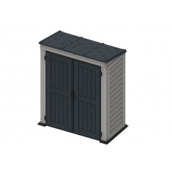 DuraMax YardMate 5x3 Pent Roof Plus Vinyl Storage Shed w/ Floor (05325)