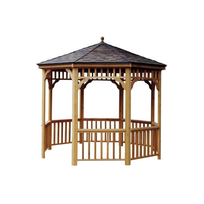 Handy Home 10ft. San Marino Octagonal Gazebo Kit - Showcasing the History of Architecture (19944-8)