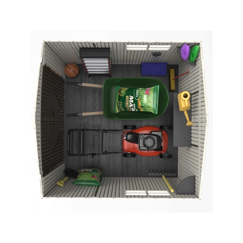 Lifetime 7x7 Storage Shed Kit - 2 Windows (60042)