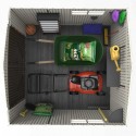Lifetime 7x7 Storage Shed Kit - 2 Windows (60042)