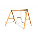 Gorilla 3 Position Cedar Wood Swing Station Set Kit - Amber (01-0002)