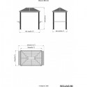 Sojag 5x8 Mykonos Grill Gazebo Kit (500-9162882)