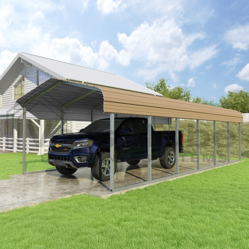 VersaTube 12x29x7 Classic Steel Carport Kit (CM012290070)