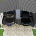 VersaTube 3-Sided 20x20x12 Classic Steel Carport Kit (C3E020200120R)