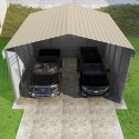 VersaTube 3-Sided 20x20x12 Classic Steel Carport Kit (C3E020200120R)