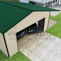 Versatube 24x24x10 Summit Classic Steel Garage Kit (VS3242410616)