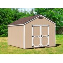 EZ-Fit Craftsman 10'W x 12'D Wood Storage Shed Kit (ez_craftsman1012)