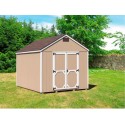 EZ-Fit Craftsman 8'W x 10'D Wood Storage Shed Kit (ez_craftsman810)