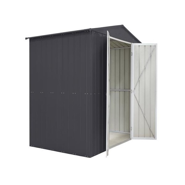 Globel 8x6 Gable Roof Storage Shed Kit w/ Hinged Door 