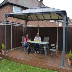 Palram 10x14 Martinique Rectangle Garden Gazebo Kit (HG9170)