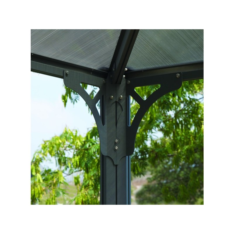 Palram 10x14 Martinique Rectangle Garden Gazebo Kit (HG9170)