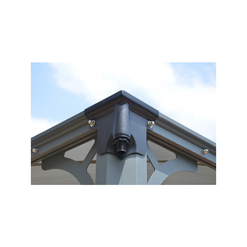 Palram 10x14 Martinique Rectangle Garden Gazebo Kit (HG9170)