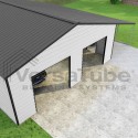 VersaTube 30x40x10 Frontier Garage Kit w/ Lean-To (FBM3304010529-LT12)