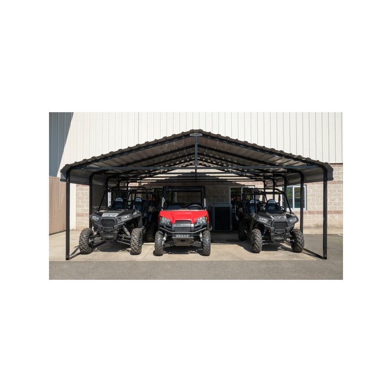 Arrow Steel 20x29x7 DIY Carport Kit - Eggshell (CPH202907)