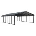 Arrow Steel 20x29x7 DIY Carport Kit - Charcoal (CPHC202907)