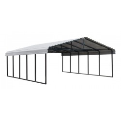 Arrow Steel 20x24x7 DIY Carport Kit - Eggshell (CPH202407)