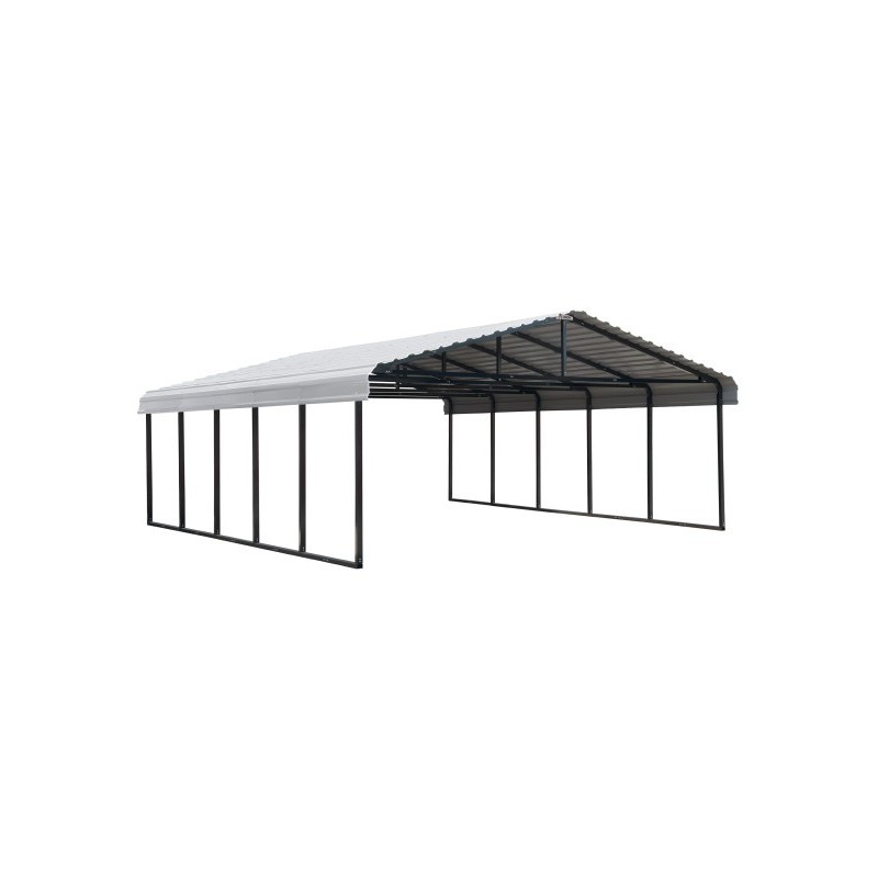 Arrow Steel 20x24x7 DIY Carport Kit - Eggshell (CPH202407)