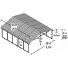 Arrow Steel 20x24x7 DIY Carport Kit - Eggshell (CPH202407) Arrow Steel 20x24x7 DIY Carport Kit - Eggshell (CPH202407)