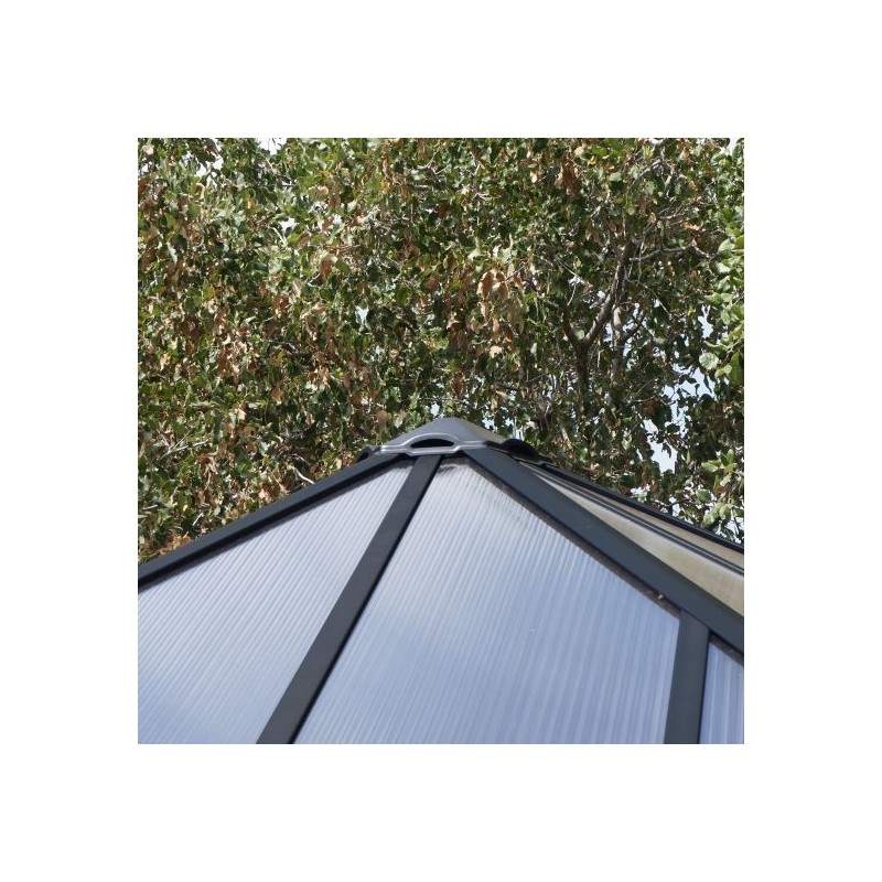 Palram 10x14 Ledro Enclosed Gazebo Kit - Gray/Bronze (HG9189)