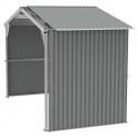Duramax 6' Metal Storage Shed Extension Kit Only - Light Gray (54952)