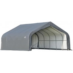 ShelterLogic 18x20x10 2-Car Garage-In-A-Box Kit - Gray (69499)