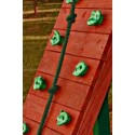 Gorilla Malibu Clubhouse Cedar Wood Swing Set Kit w/ Amber Posts - Amber (01-0072-AP)