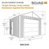 Sojag 12x10 Everest Garage Kit - Charcoal (GRC1210) Sojag 12x10 Everest Garage Kit - Charcoal (GRC1210)
