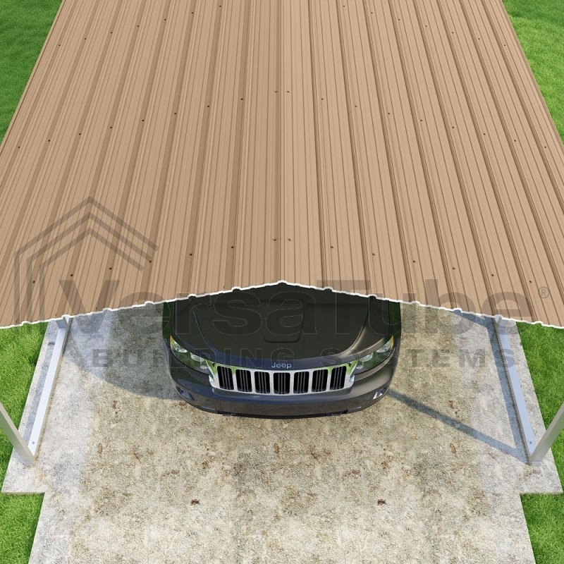 VersaTube 14x20x7 Steel Trusses & Panels Carport Kit (CM014200070)
