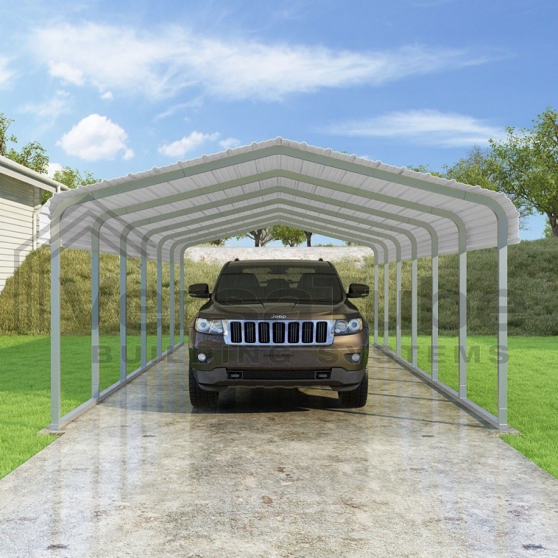 VersaTube 14x29x7 Steel Trusses & Panels Carport Kit (CM014290070)