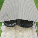 VersaTube 18x29x7 Steel Trusses & Panels Carport Kit (CM018290070)